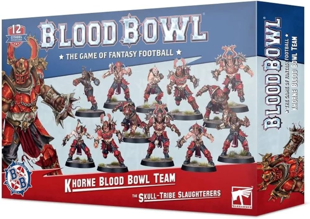 Blood bowl - Khorne blood bowl team
