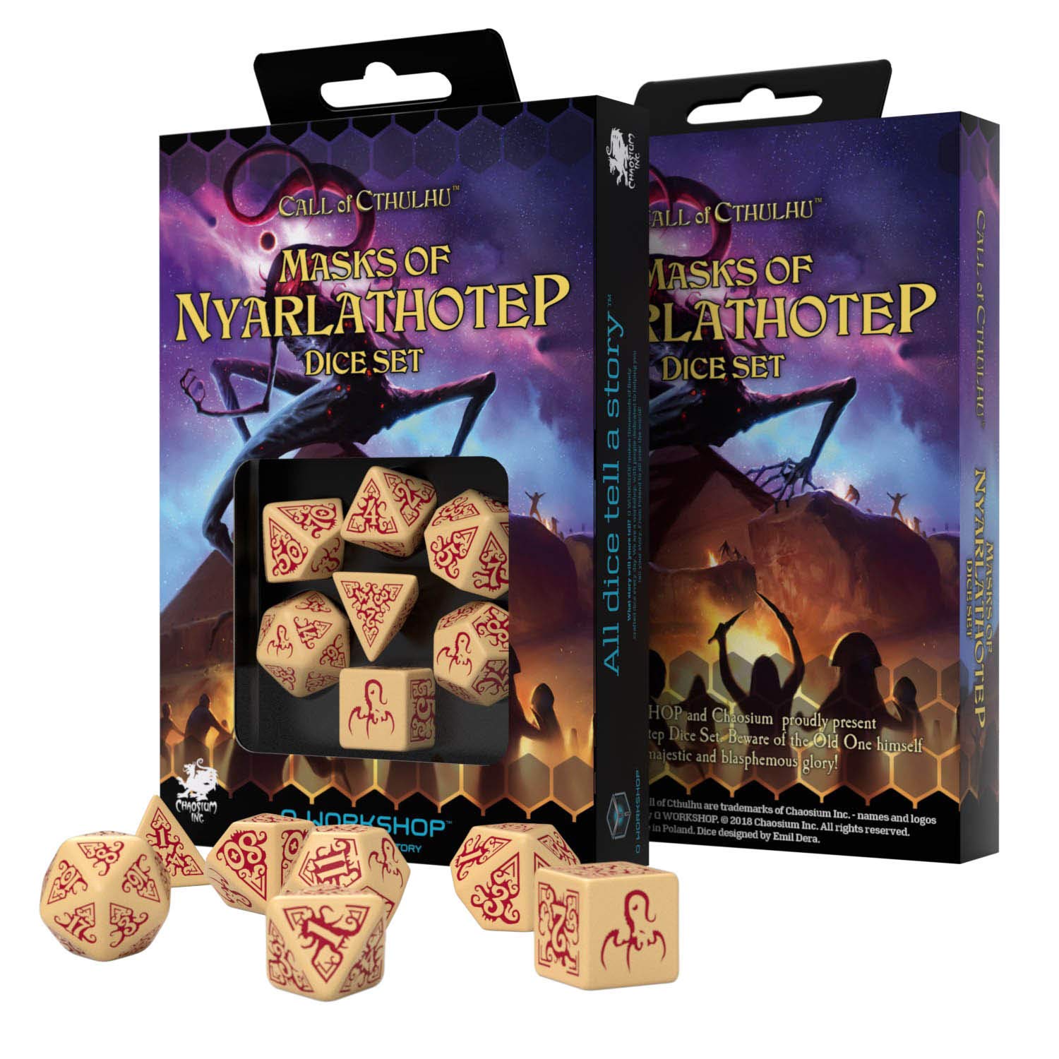 Call Of Cthulhu - Masks of Nyarlathotep - Dice Set