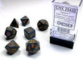 Chessex - Opaque Dark grey/black 7-die set
