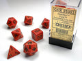 Chessex - Speckled fire 7-die set