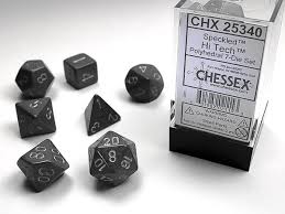 Chessex - Speckled hi tech 7-die set