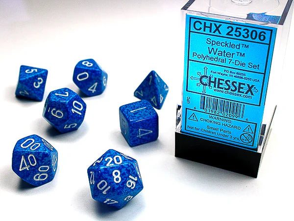 Chessex - Speckled water 7-die