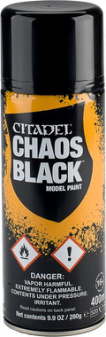 Citadel colour - Chaos Black - spray