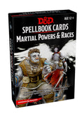 D&D - Spellbook Cards - Martial Powers & Races