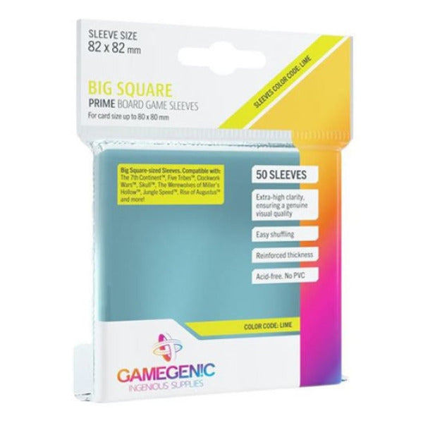 Gamegenic - Big Square - Lime - Matte Sleeves