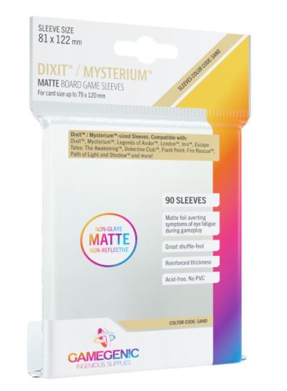 Gamegenic - Dixit / Mysterium - Sand - Matte Sleeves