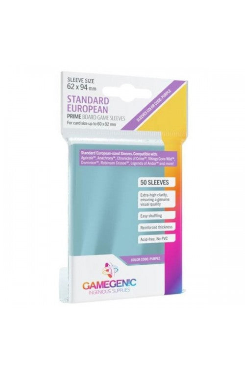 Gamegenic - Standard European - Purple - Prime Sleeves