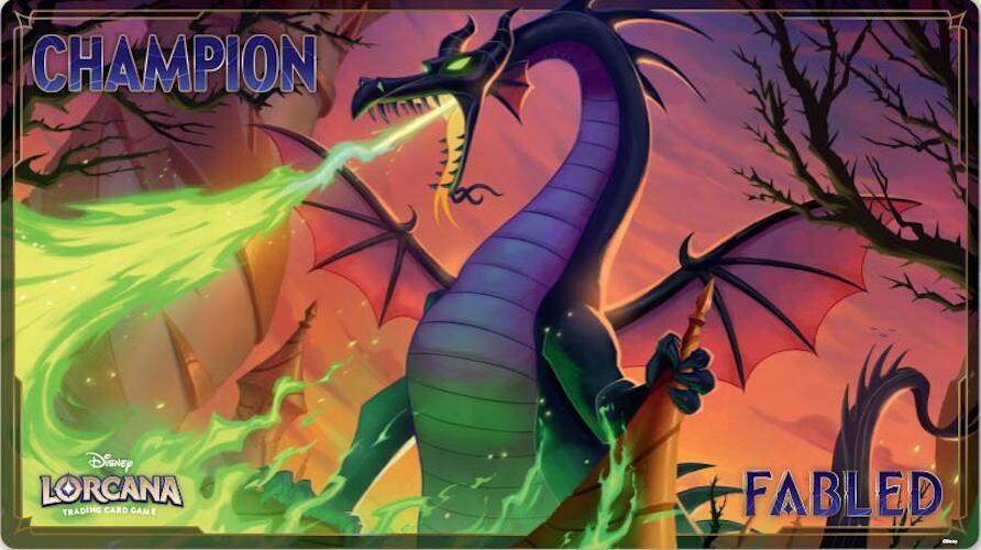 Lorcana -  maleficent dragon - playmat