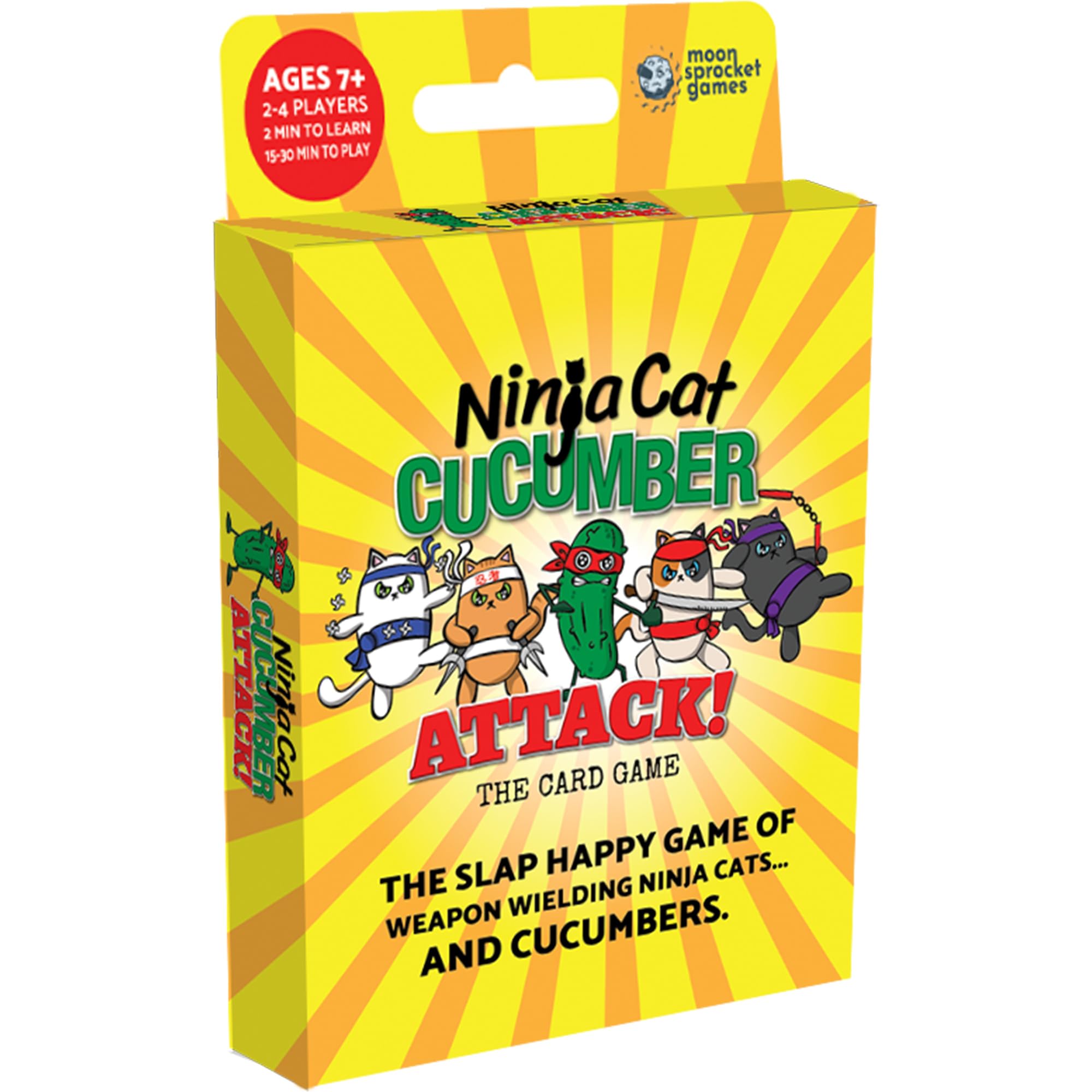 Ninja cat cucumber attack!