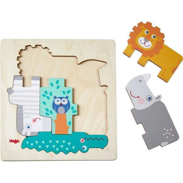 Puzzel beestachtig wild