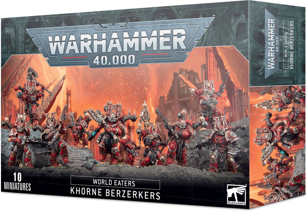 Warhammer 40K - World Eaters - Khorne Berzerkers
