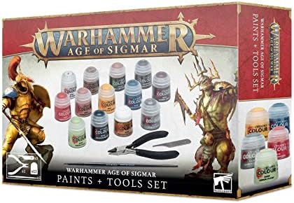 Warhammer Age of Sigmar - Paints + Tools set